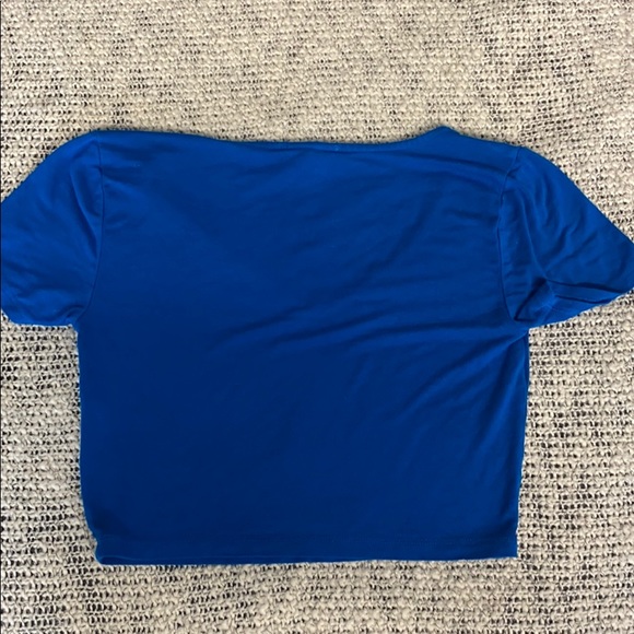 Blue crop top - Picture 3 of 3